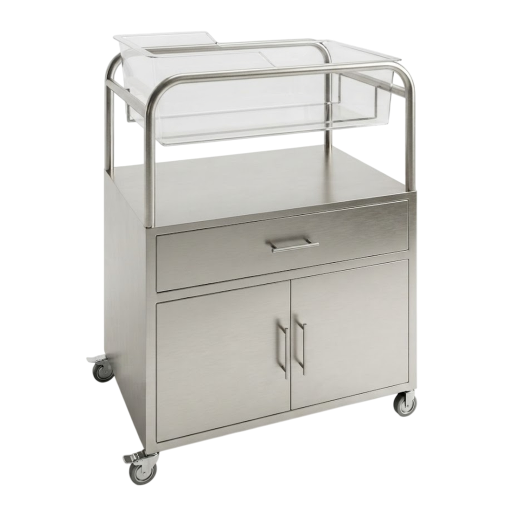 [COD: FA-BS04] Bacinete neonatal tipo gabinete
