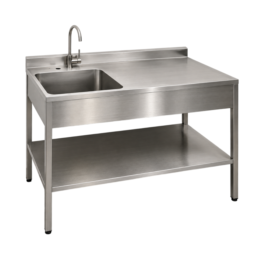 [COD: FA-MT01] Mesa de trabajo con un fregadero