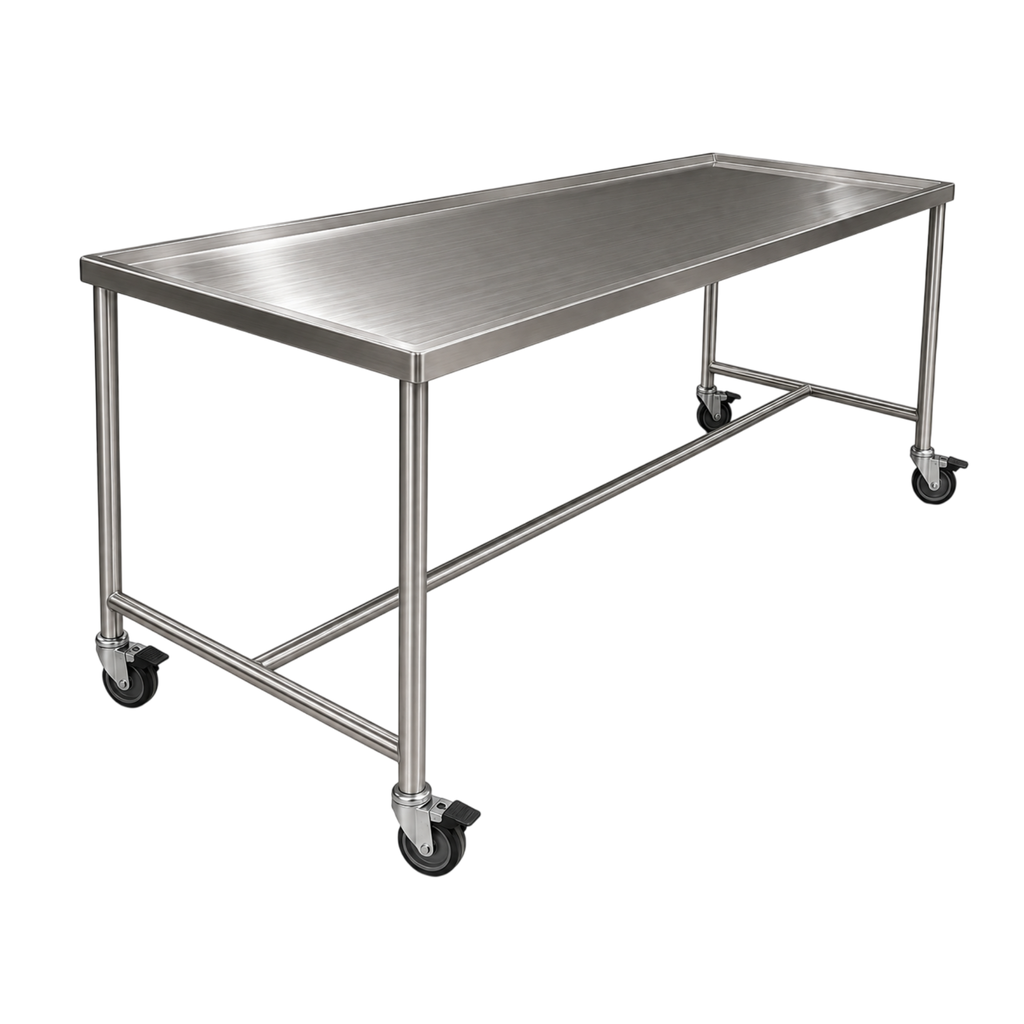 [COD: FA-MTC01] Mesa de transporte para cadáveres
